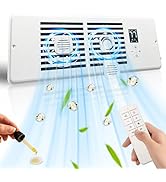 Smart Register Booster Fan for 4" x 12" Vents, 10-Speed AC Heating Cooling Vent Fan with 2 Scent ...