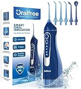 Water Dental Flosser Cordless for Teeth Cleaning - 4 Modes Oral Irrigator 300ML Braces Flossers C...