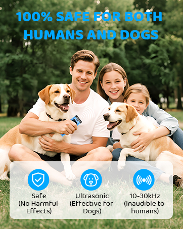 SAMULE Ultrasonic Dog Bark Deterrent Device