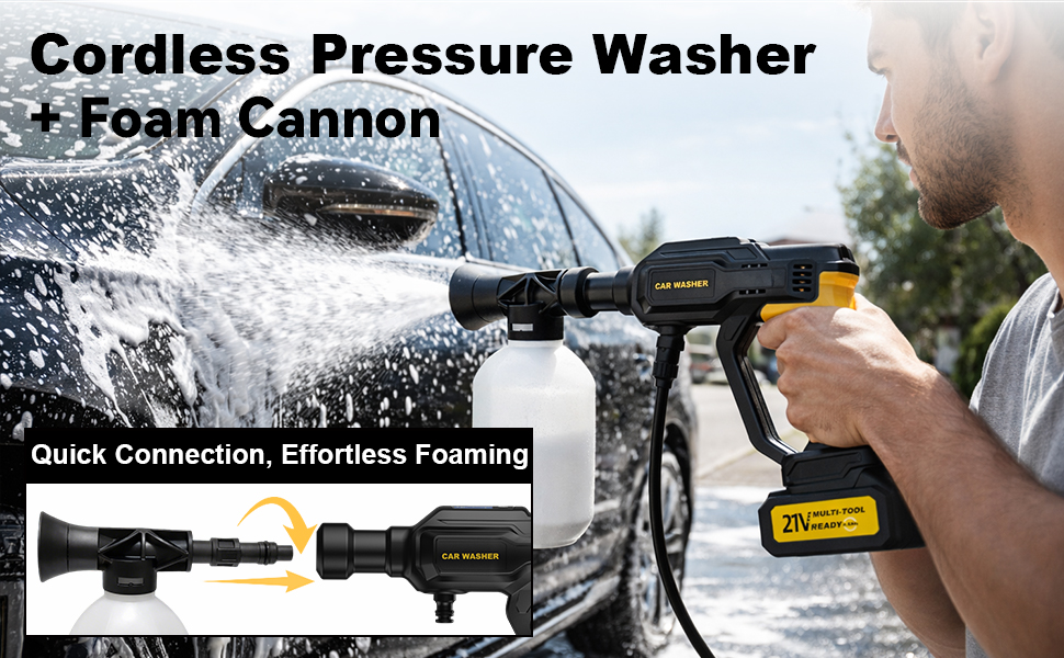 cordless pressure washer portable power washer