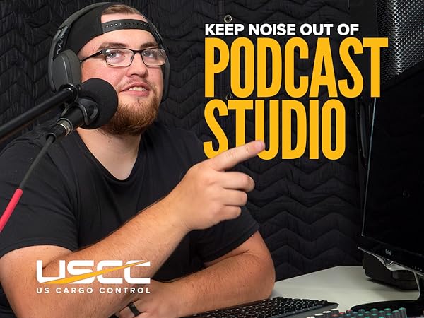 Keep noise out of podcast studio