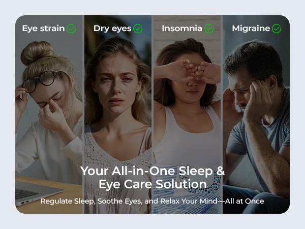 bluetooth sleep mask with lights