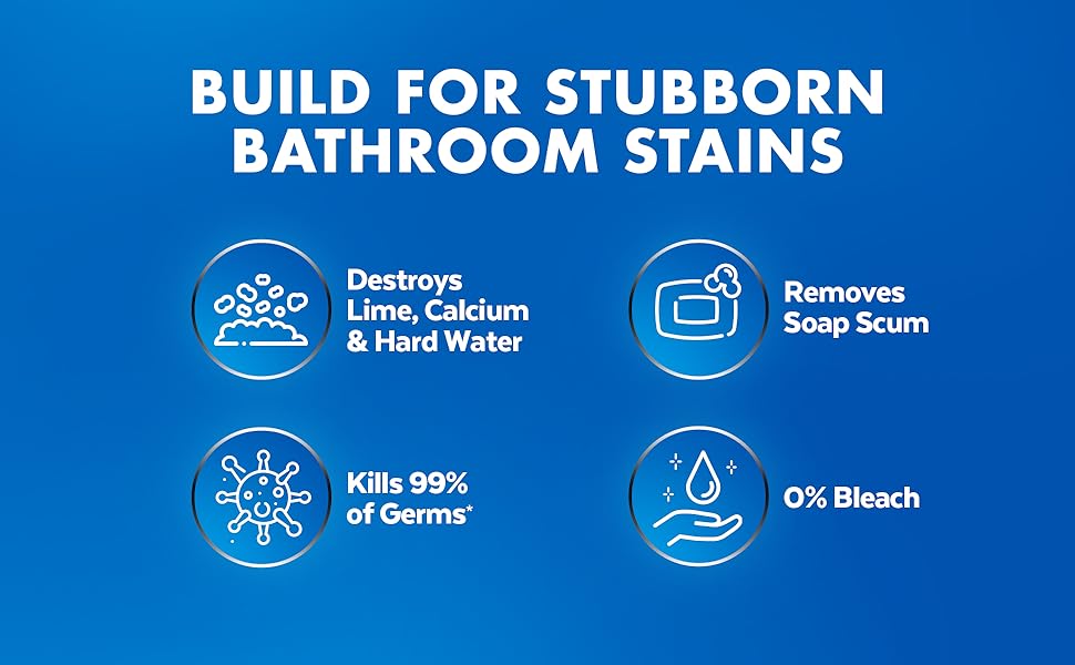 lysol shower cleaner bleach liquid disinfectant spray, bleach-free formula