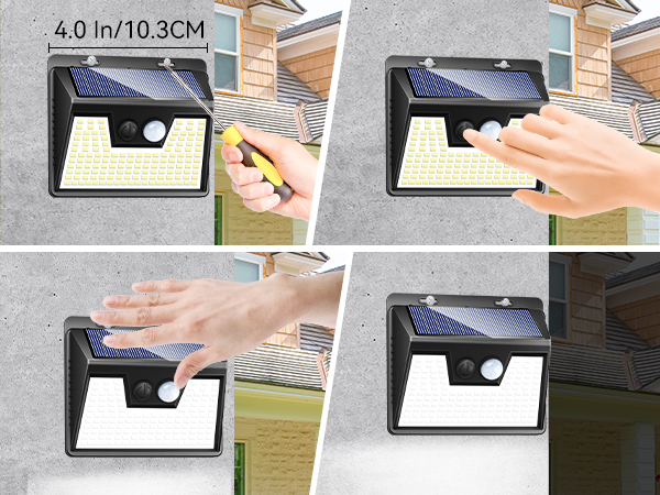 solar wall lights