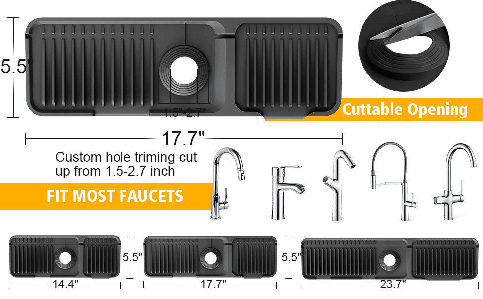 Suitable for various faucets