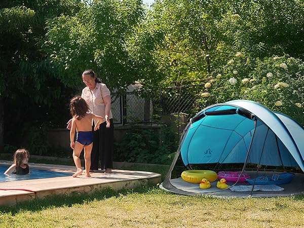 pop-up beach tent