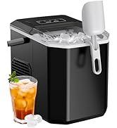 Silonn Ice Maker Countertop, Portable Ice Machine with Carry Handle, Self-Cleaning Ice Makers wit...