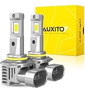 AUXITO 9005 LED Bulbs, 30000LM 900% Brightness 1:1 Mini Size Design Fog Lights, 6500K Cool White,...