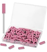 Rolybag 100 Pcs Small Sanding Bands Nail Drill Bit, 240 Grit Sanding Bands for Nail Drill with 3....