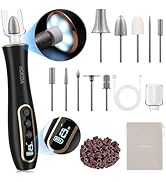 Electric Nail Drill, Professional Manicure Pedicure Kit, Cordless Electric Nail File Set, Recharg...