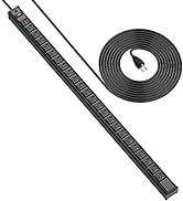 BTU Long Heavy Duty Power Strip 24 Outlet Large Metal Power Strip Garage Workshop Commercial Indu...