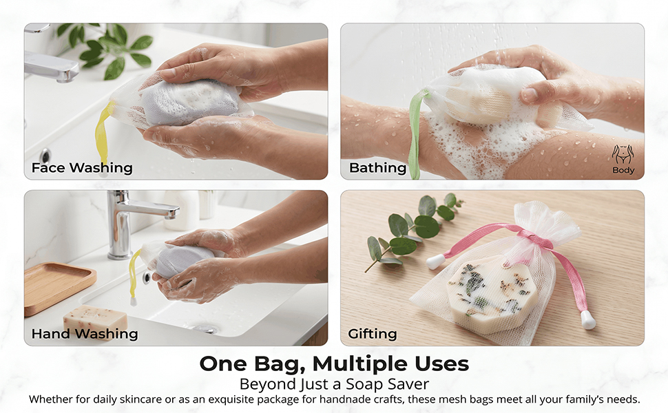 mesh soap bag