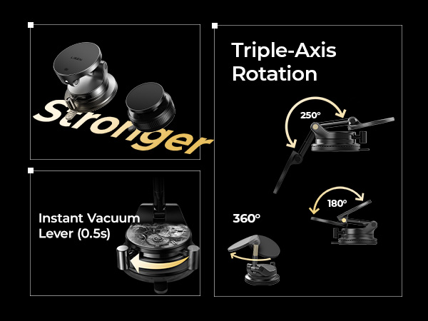 LISEN Qi2.2 25W Magsafe Car Mount Charger