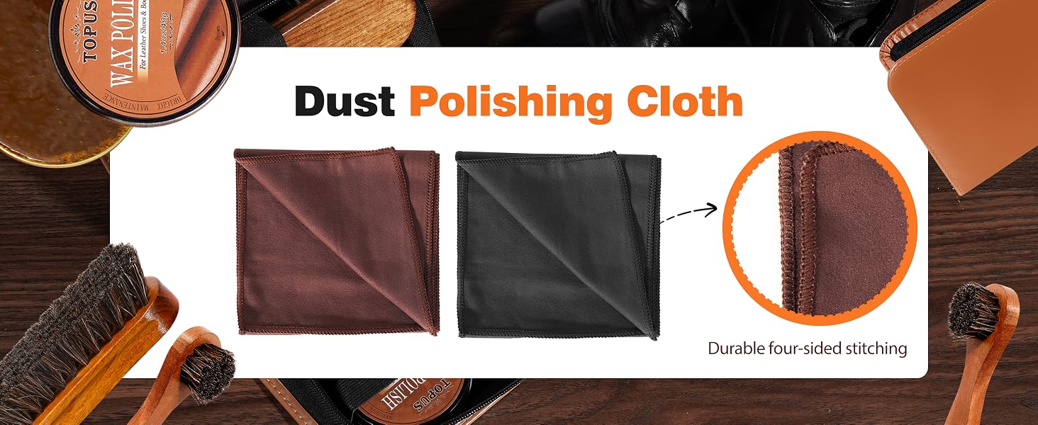 shoe polish cloths