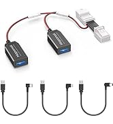 Naponal GPS Dash Cam Power Adapter,(12Pin Type A Connector)Mirror Camera Radar Charger Station GP...