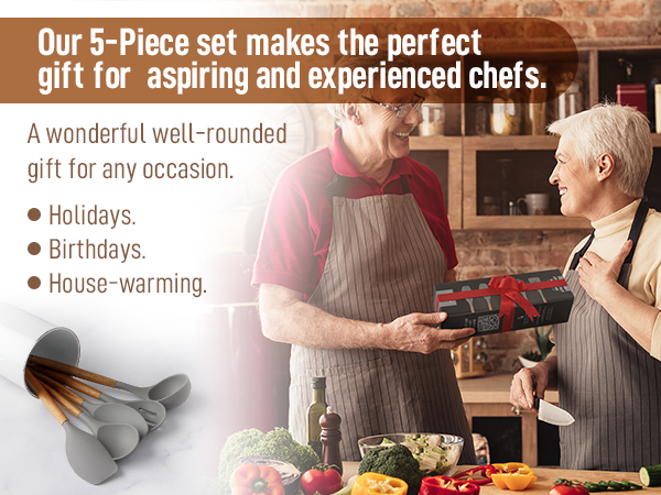 kitchen utensils set cooking cookware wood toxic tool serving rubber utensil plastic 