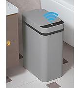 Yatmung 2.5 Gallon Motion Sensor Trash Can - Automatic Trash Can Touchless - Smart Trash Bin with...