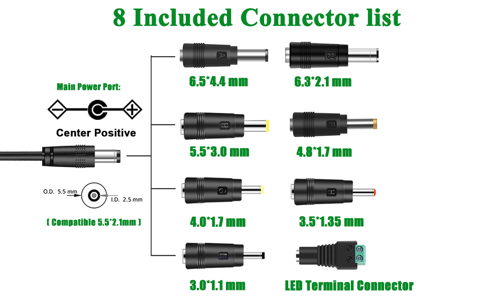 5.5*2.5mm dc plug