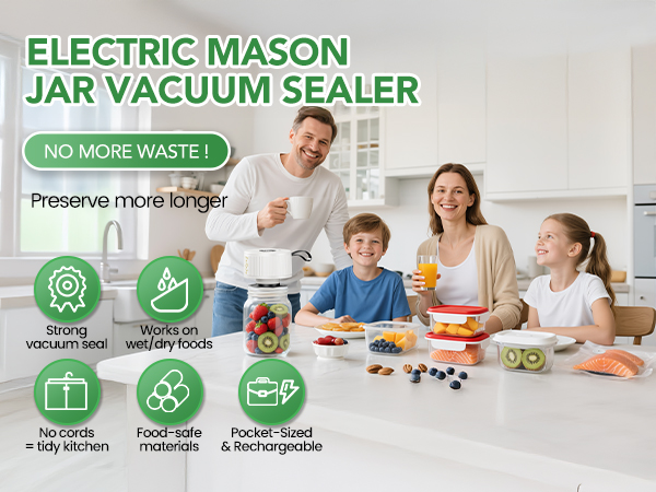 mason jars vacuum sealer kit