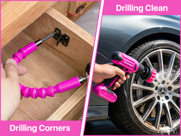 pink drill for lady