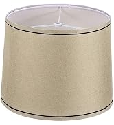 PATIKIL Lamp shades for Table Lamps 11.4" Top x 12.6" Bottom x 9.8" High Drum Lamp shades for Flo...