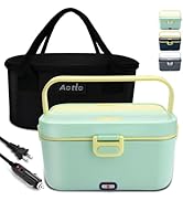 Aotto Electric-Lunch-Box-Portable-Food-Warmer: 90W Heated Lunch Box for Adults 2L Stainless Steel...