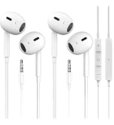 GAXIWILO 2 Packs for iPhone Earbuds Wired Headphones Earphones with 3.5mm Wired [MFi Certified] w...