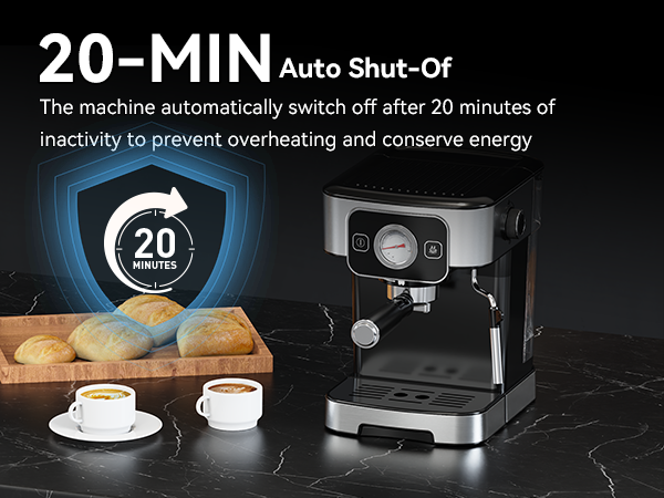 20-Min Auto Shut-Off