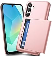 TOPAUX for Samsung A16 5G Wallet Case Galaxy A16 5G Wallet Case 2 Credit Card Holder Slide Cover ...