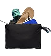 Acteon Wet Dry Travel Bag, Splash Water Resistant &amp; Heavy Duty Zipper Reusable Bags, Small Pocket...