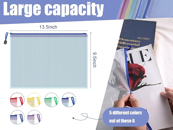 Mesh Zipper Pouches
