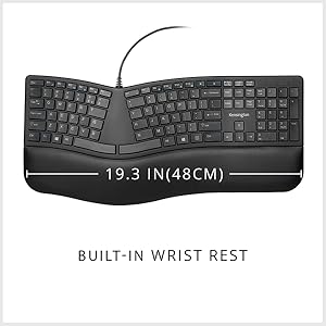 built in wrist rest