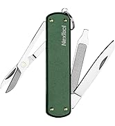 NexTool Keychain Knife, 5 in 1 Mini Multitool Key Chians, Small Pocket Knife with Key Ring, Sciss...