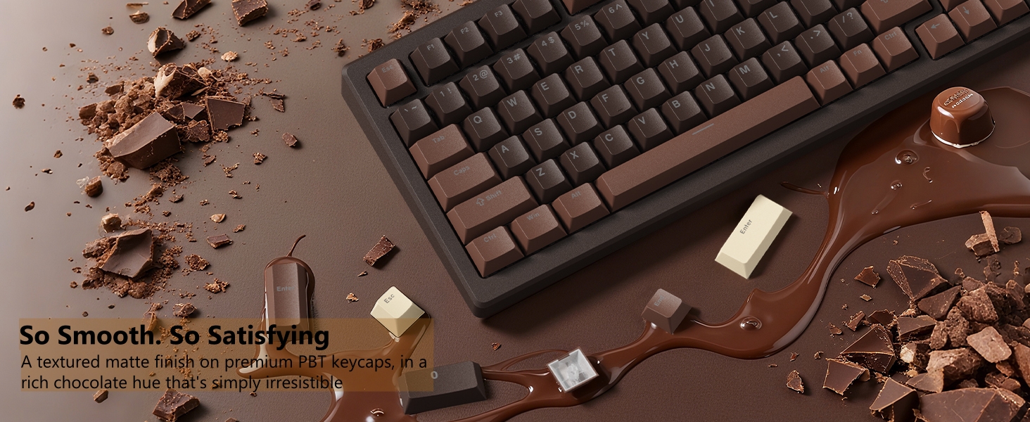 Keycaps for Mechanical Keyboard, PBT Keycaps Cherry Profile, Shine Through Key cap