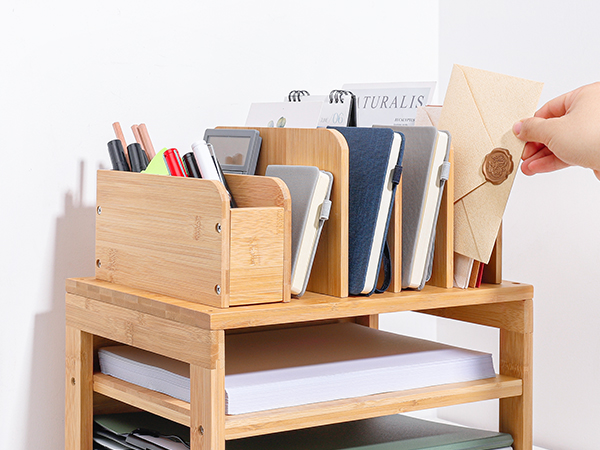 Bamboo Desk Organizer