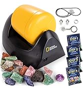 NATIONAL GEOGRAPHIC Starter Rock Tumbler Kit - Durable Leak-Proof Rock Polisher for Kids - Comple...