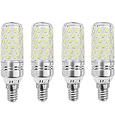 E12 LED Corn Bulbs 16W AC85-265V LED Candelabra Bulb (4 Pack) 80 LEDs 2835 SMD 1500LM 120W Incand...