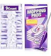 IOPRETTY Mop Pads Refill for Swiffer WetJet - 9 PCS Disposable Pad for Hardwood Wood Tile Laminat...