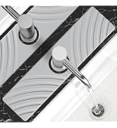 SpaceHacks Stone Faucet Mat for Kitchen Sink - Fast Drying Diatomite Stone Drying Mat, Textured D...