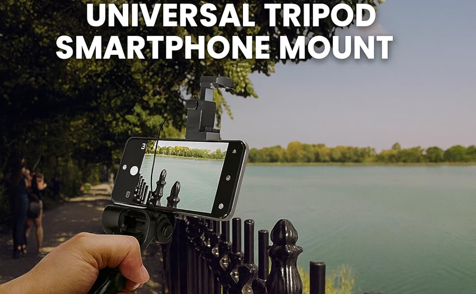 Montura universal de trípode para smartphone, ideal para vlogs y fotos