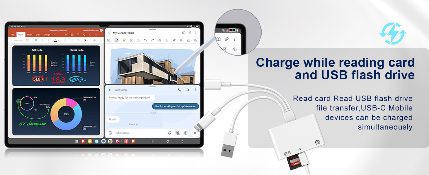 Lightning to SD adapter