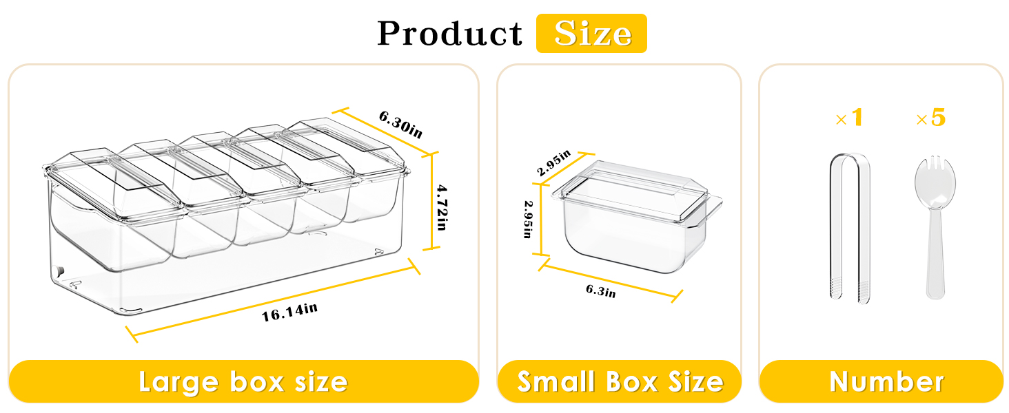 Chilled Condiment Server