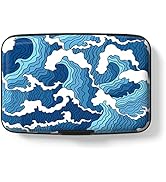 Hsxnam Credit Card Holder for Women, Small RFID Metal Credit Cards Wallets Cute Business Card Hol...
