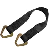 YTFRL 2" × 29" Premium Axle Tie Down Strap with D Rings, Heavy Duty Auto Axle Straps with Protect...