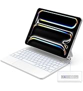 GOKOCO Magic Keyboard Case for iPad Pro 11-inch M4 2024,Easy-Set Magnetic Detachable Keyboard wit...