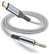 USB C to 3.5mm Audio Aux Jack Cable, Type C to 3.5mm Headphone Car Stereo Cord Adapter Extension ...