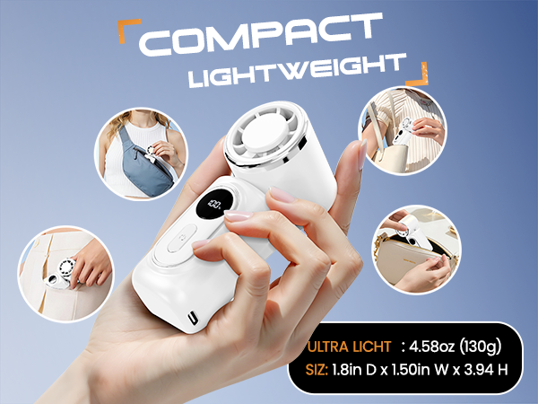 Clip-On Portable Fan