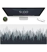 Galdas Gaming Mouse Mat Forest Background Pattern XXL XL Large Mouse Mat Long Extended Mouse Pad ...