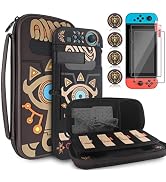 TIKOdirect Carrying Case Accessories for Switch,Portable Travel Case with Soft Protective Case, S...