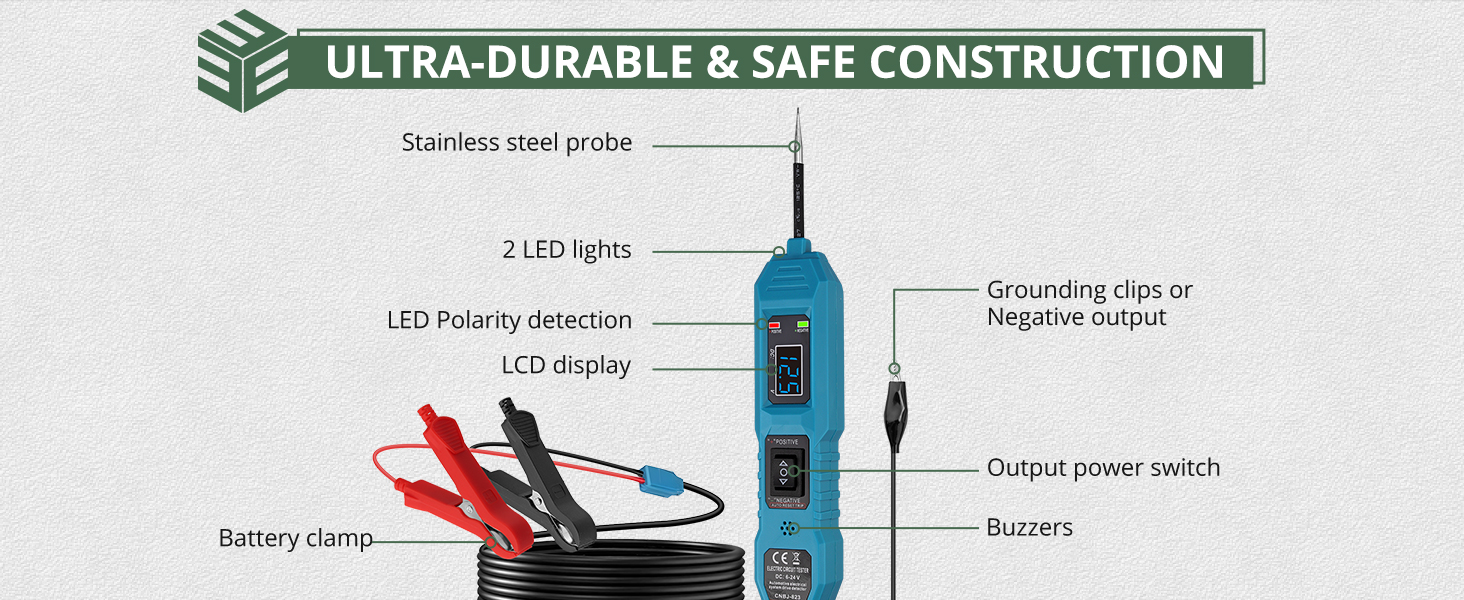 EYPINS Automotive Power Circuit Probe Tester